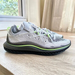 Adidas Originals 4D Fusio Sneakers Gray Yellow Womens Size 9